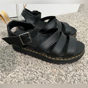 Dr. Martens Blaire Leather Platform Sandal